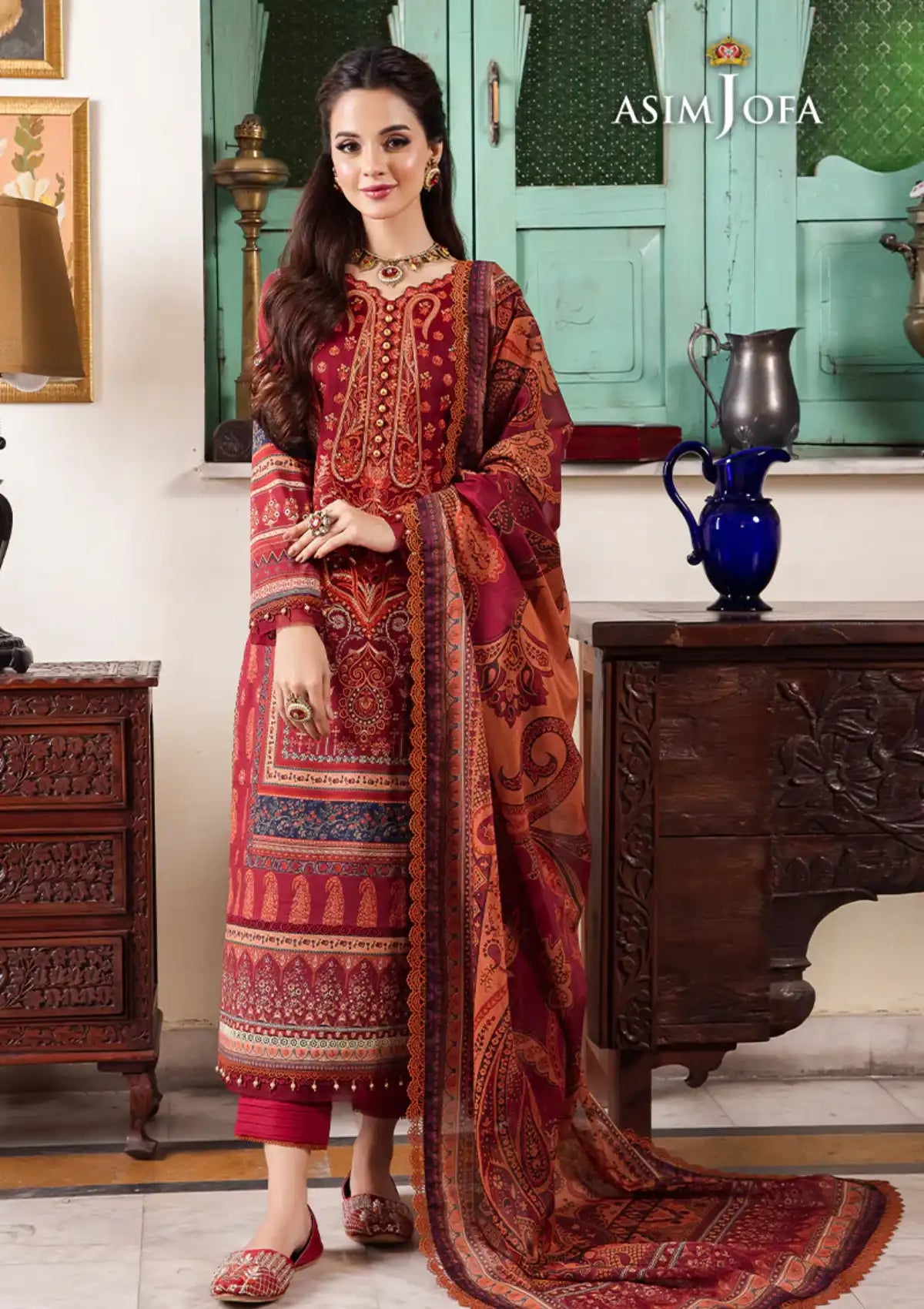 Asim Jofa Rania Pre-Winter'23 AJRW-26 - Mohsin Saeed Fabrics