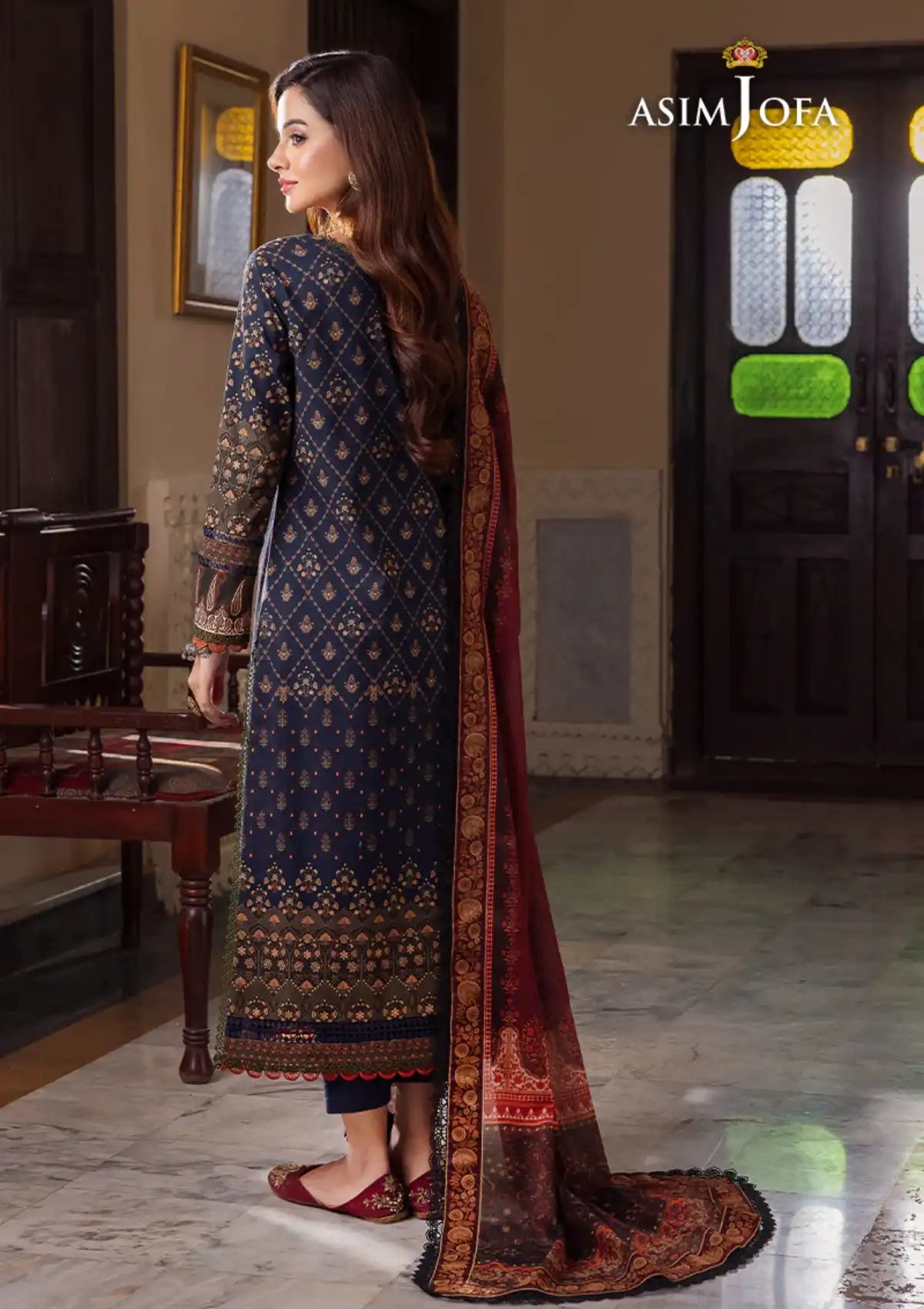 Asim Jofa Rania Pre-Winter'23 AJRW-25 - Mohsin Saeed Fabrics