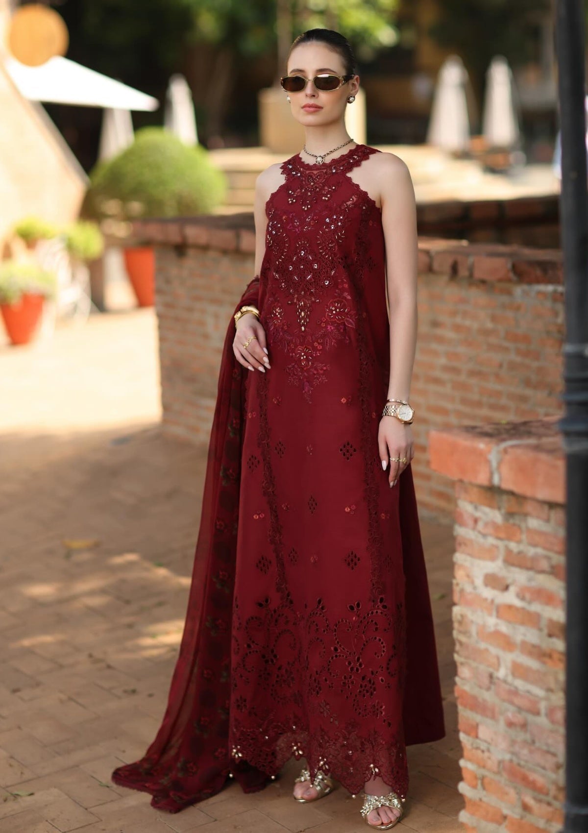 Noor by Saadia Asad Luxury Eid Schiffli Laserkari'26 D-12