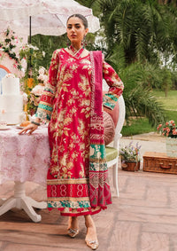 Elaf Prints Lawn Collection'24 EEP-04A -Flores de Amor - Mohsin Saeed Fabrics