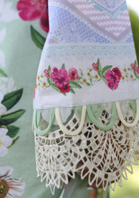 Elaf Print Chikankari Lawn'24 ECK-06B OASIS - Mohsin Saeed Fabrics