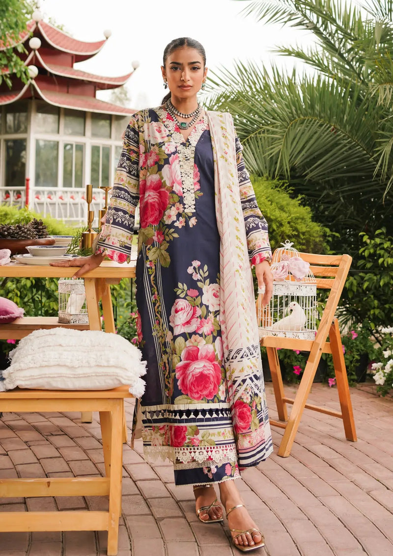 Elaf Prints Lawn Collection'24 EEP-05B-Amica