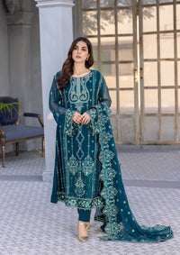 Meem Chiffon Handwork'22 MD-06 - Mohsin Saeed Fabrics