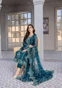 Meem Chiffon Handwork'22 MD-06 - Mohsin Saeed Fabrics