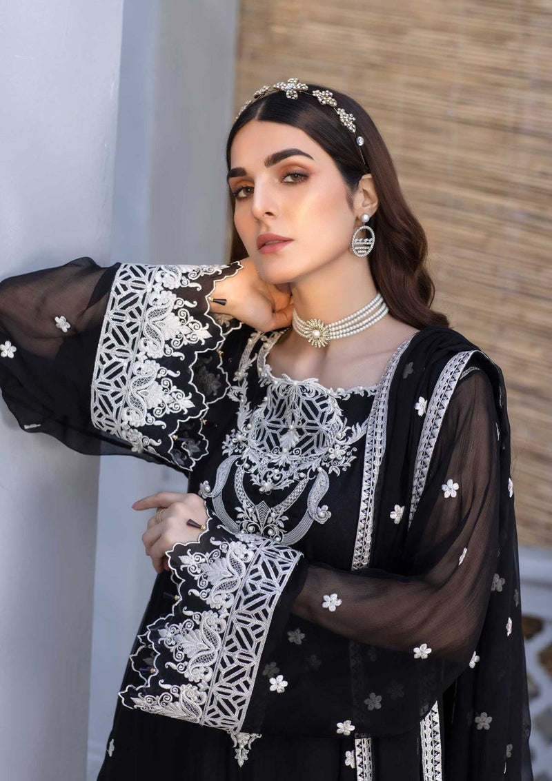 Meem Chiffon Handwork'22 MD-02 - Mohsin Saeed Fabrics