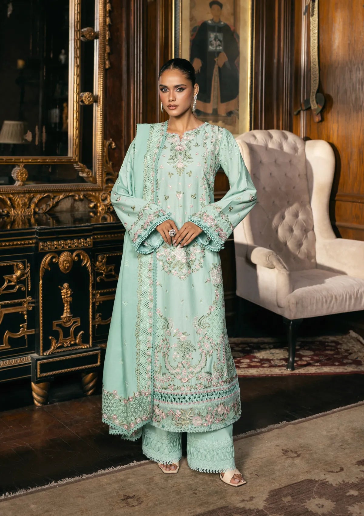 Elaf Luxury Winter'25 EWK-5B Florazure