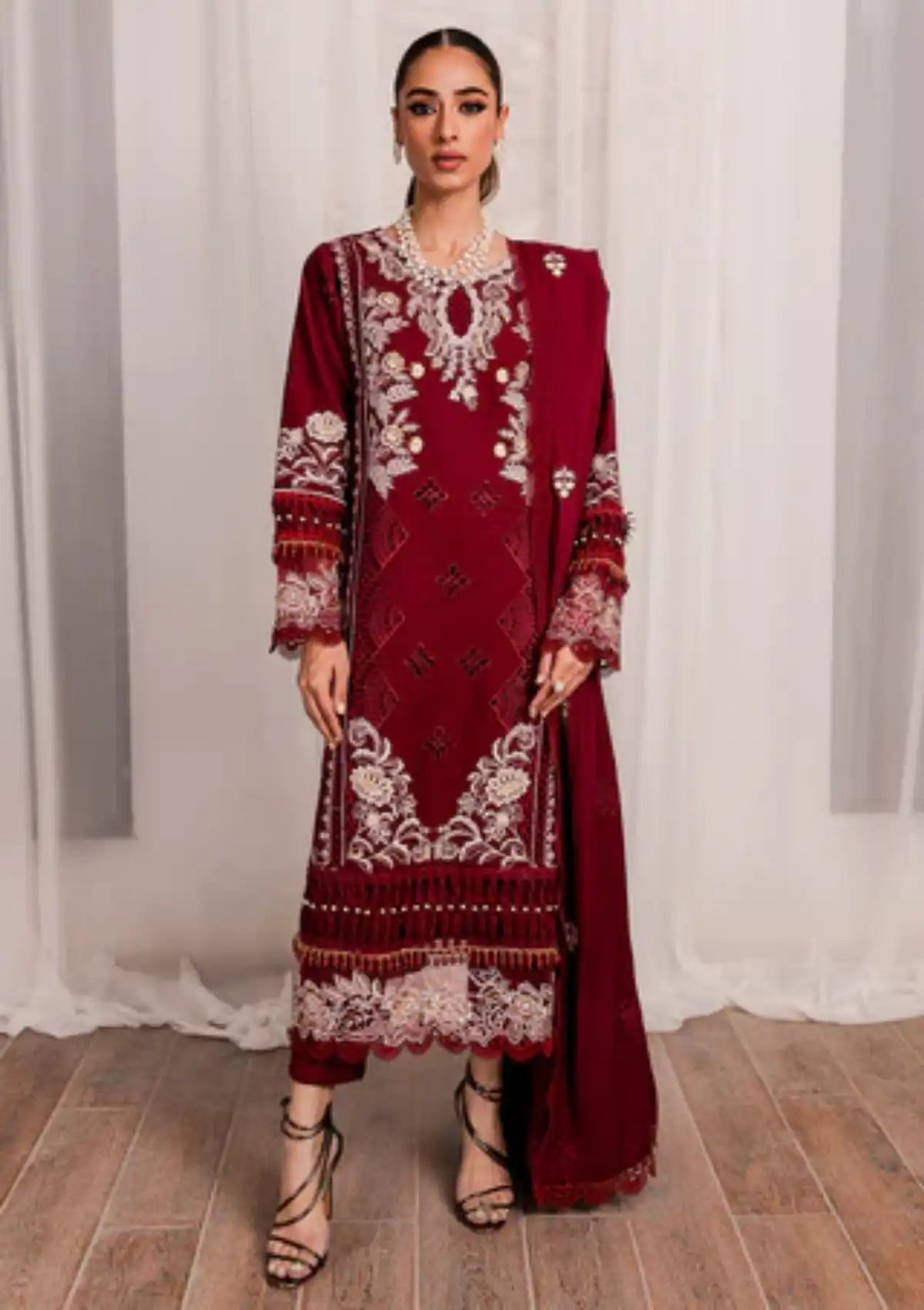 Parishay Nuray-e-Nazar Winter'23 NNF-11 - Mohsin Saeed Fabrics