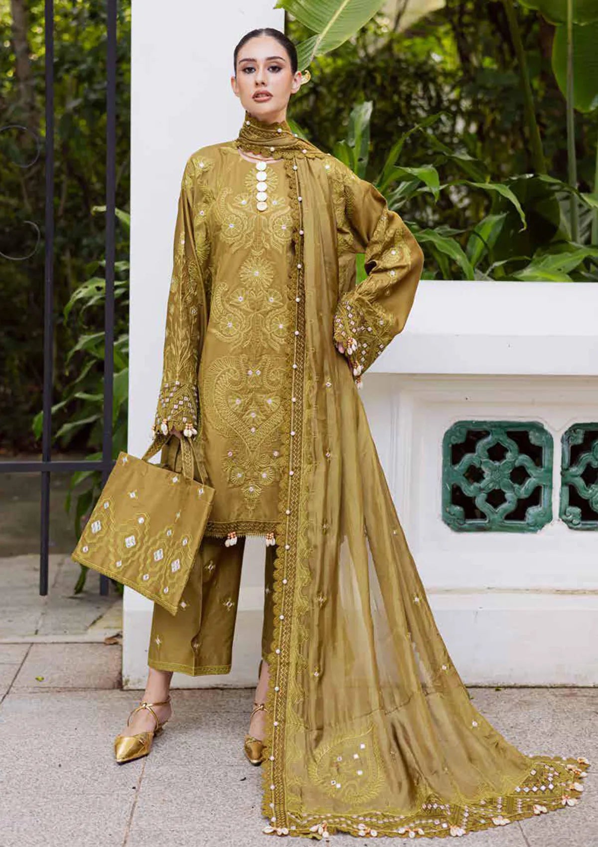 mohsin-saeed-fabrics-affordable-luxury-outfits-for-daily-formal-and-wedding-wear-This-product-is-from-marjjan-lovella-emb-viscose25-mev-43a-olive-is-available-on-Mohsin-saeed-fabrics-website.
