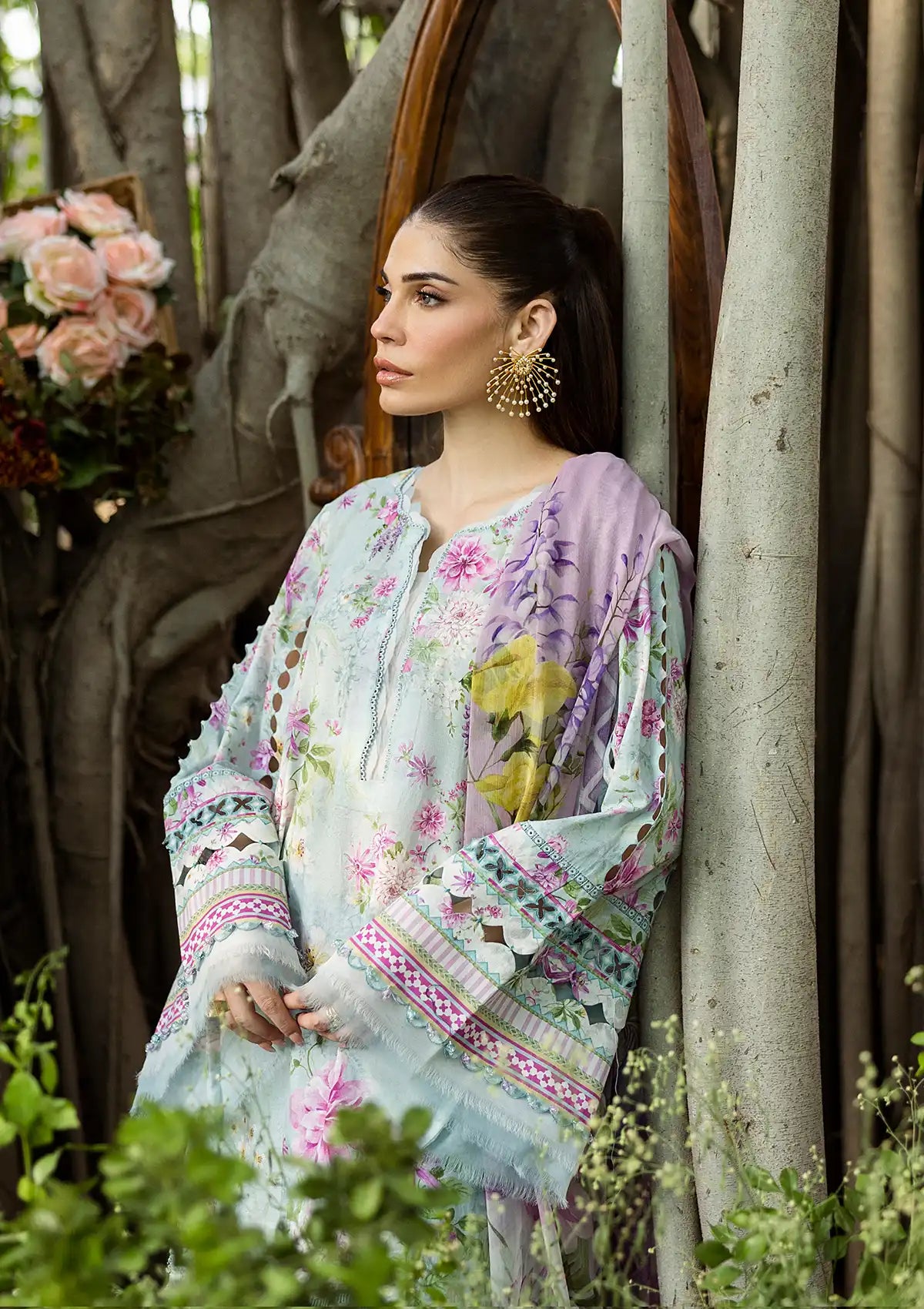 mohsin-saeed-fabrics-designer-daily-wear-formal-and-wedding-suits-within-budget-This-product-is-from-elaf-prints-lawn25-ecd-03b-floral-charm-is-available-on-Mohsin-saeed-fabrics-website.