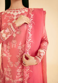 Qalamkar Qlinekari Luxury Lawn'24 SQ-09 SENA - Mohsin Saeed Fabrics