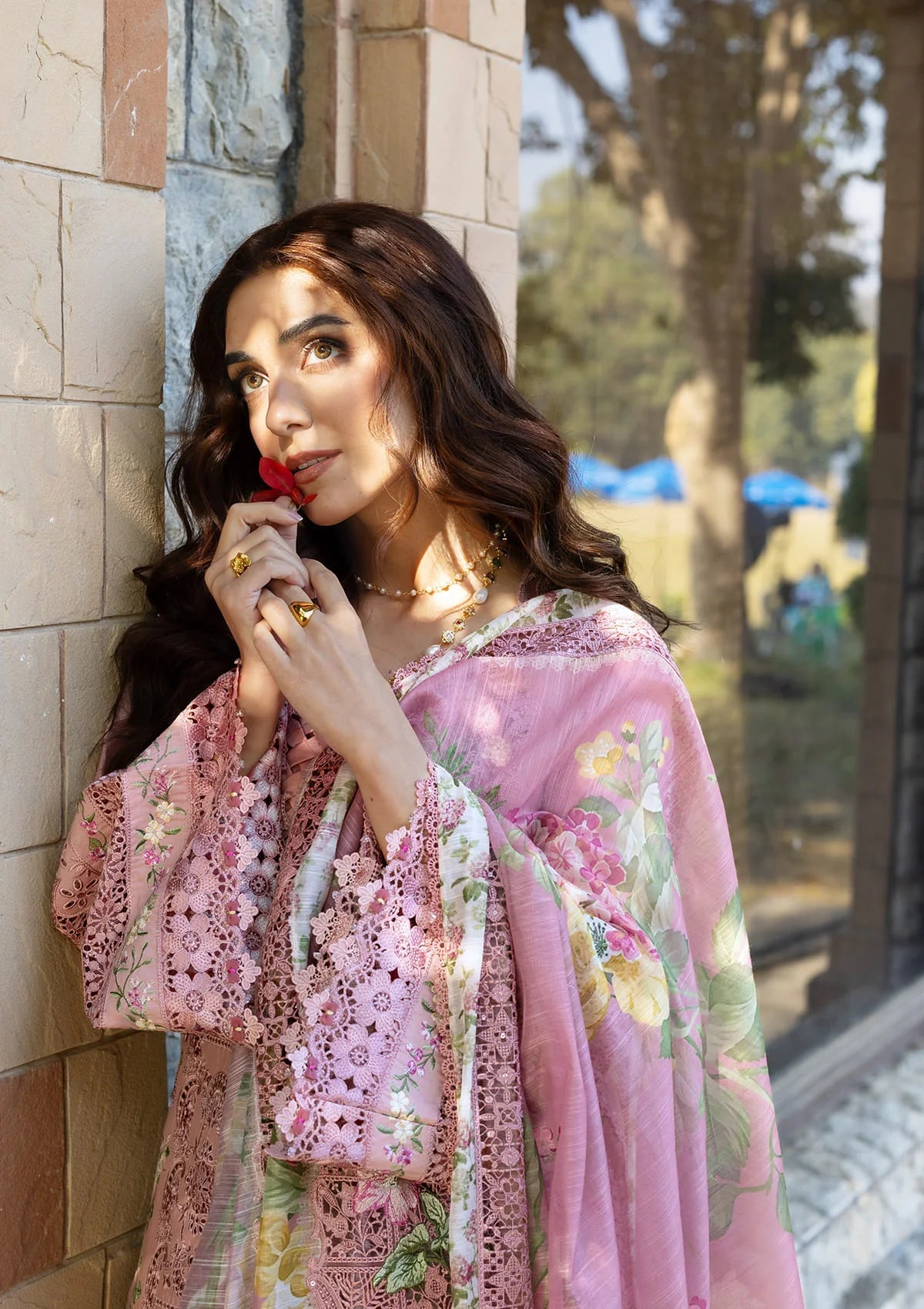 Elaf Luxury Lawn'26 ELY-09 ROSEE
