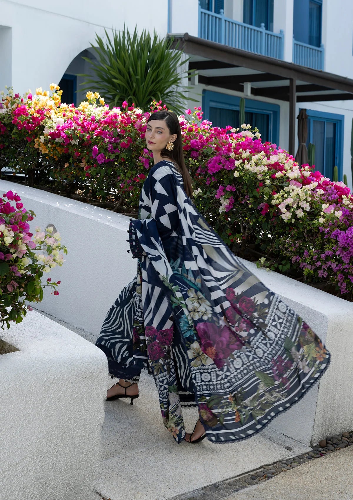 Elaf Santorini Prints Vol-1'26 EPN-3A STARRY NIGHT