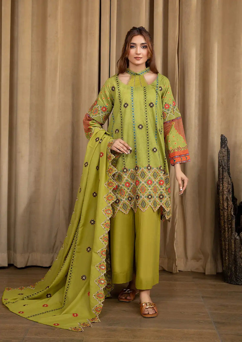 Safwa Bliss Emb Lawn'24 SBL-05 - Mohsin Saeed Fabrics