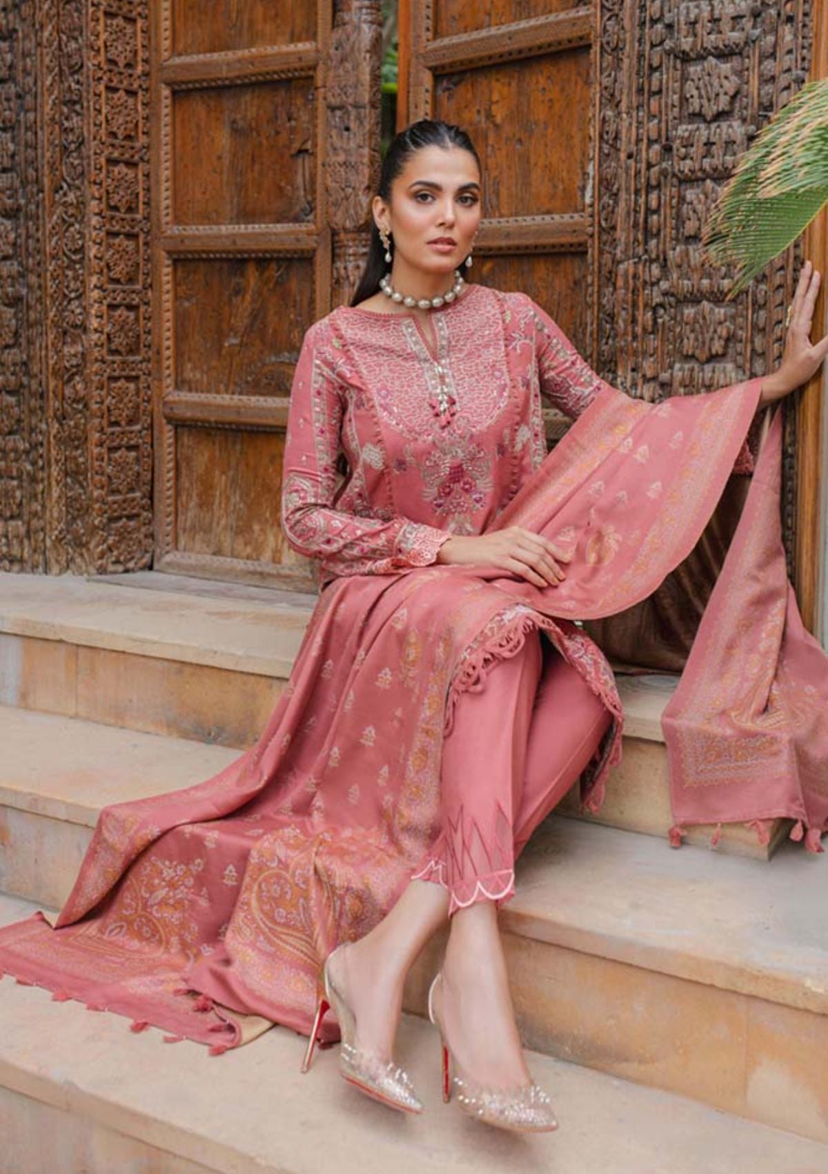Qalamkar Luxury Winter'23 SC-04 ALLESIA - Mohsin Saeed Fabrics