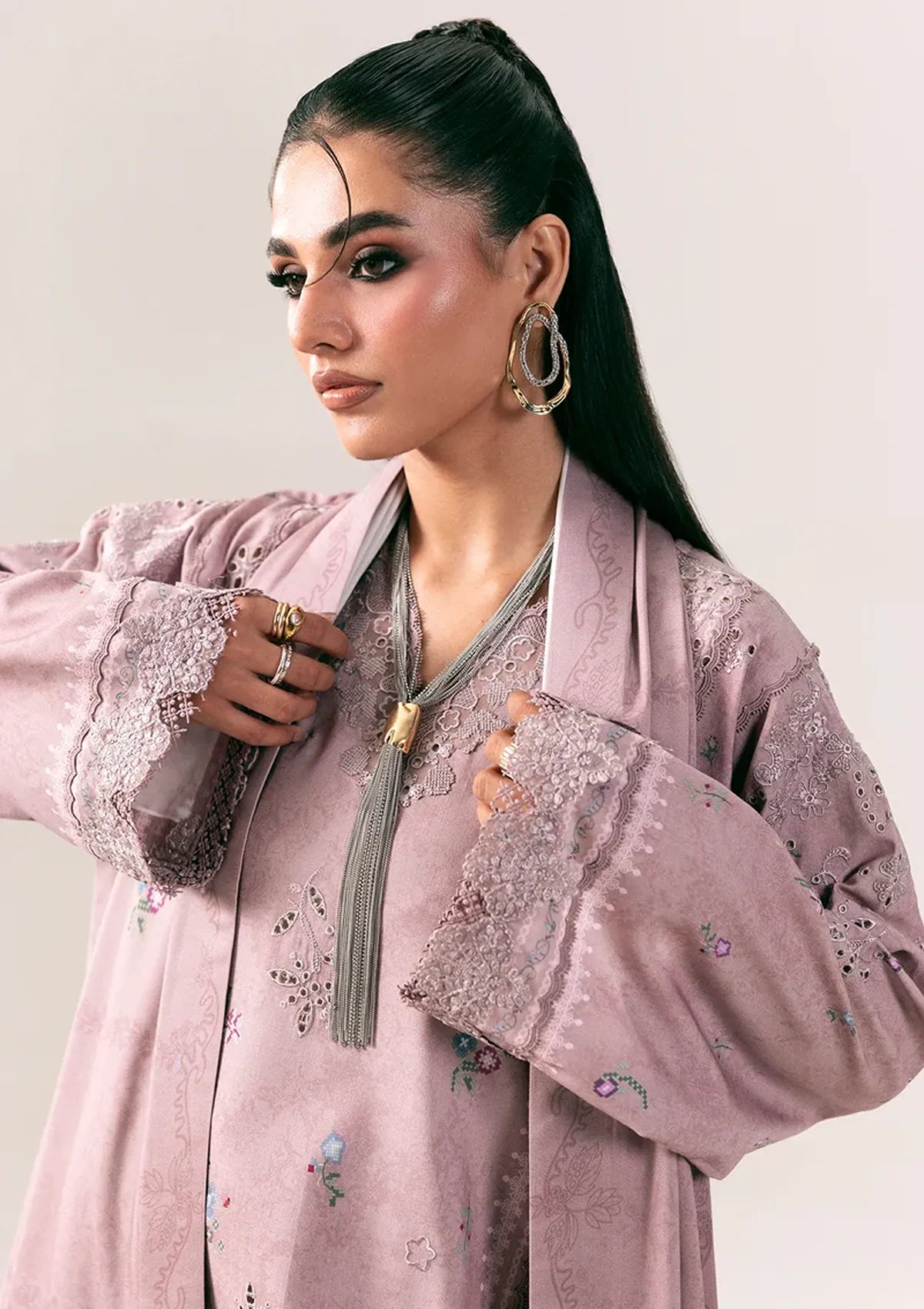 Qalamkar Qprints Linen'26 QPW-08 B Waniya