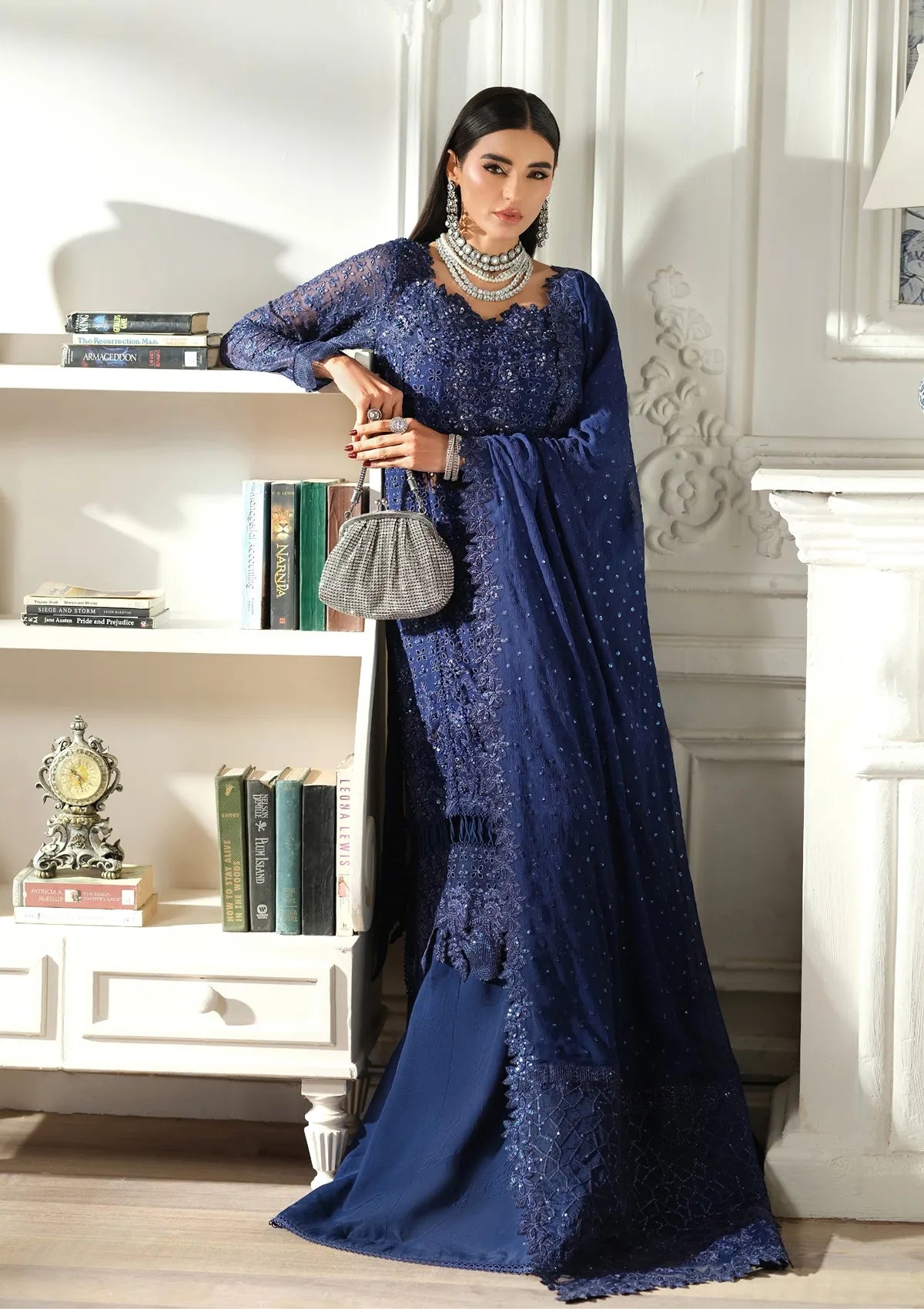 Maryam Hussain Meer Luxury Chiffon'26 D-04 Vasal