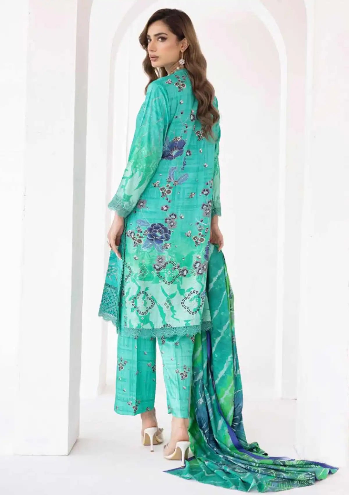 Khoobsurat Mayanaz Slub Jacquard'23 M-04 - Mohsin Saeed Fabrics