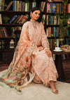 Kahf Luxury Lawn'24 KLE-03A Flamingo - Mohsin Saeed Fabrics
