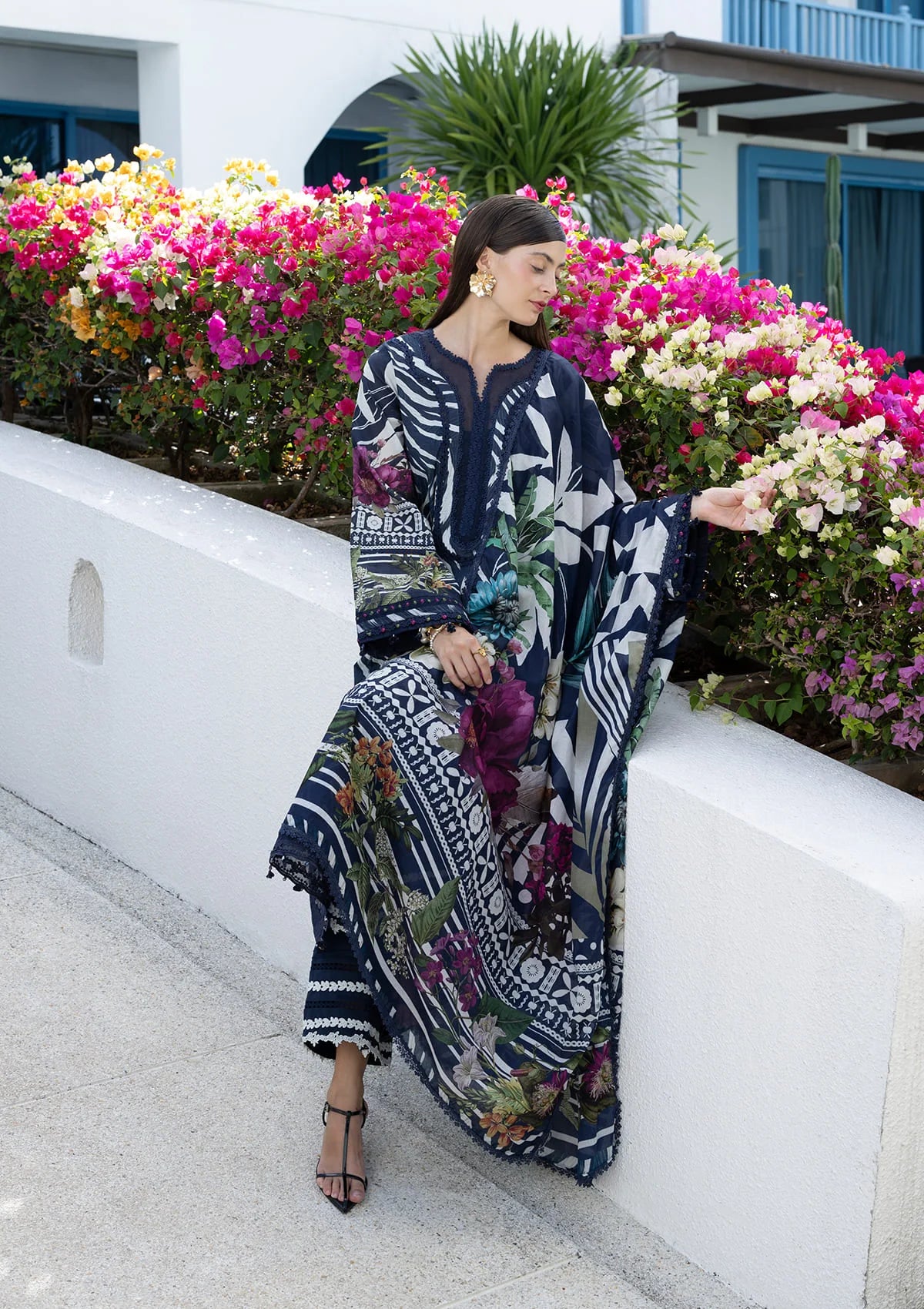 Elaf Santorini Prints Vol-1'26 EPN-3A STARRY NIGHT