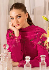 Farasha Seraya Emb Lawn'24 D-01 ASTER - Mohsin Saeed Fabrics