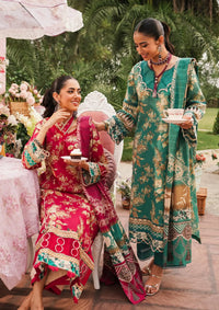 Elaf Prints Lawn Collection'24 EEP-04A -Flores de Amor - Mohsin Saeed Fabrics