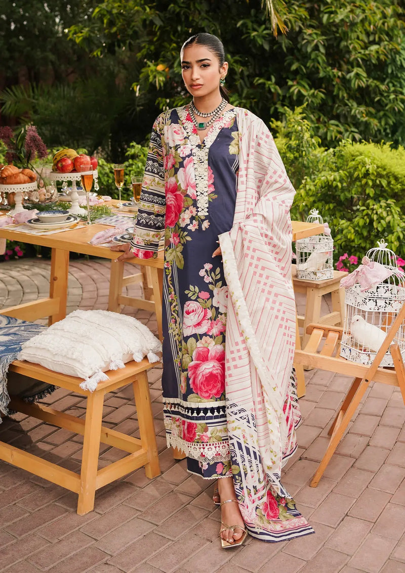 Elaf Prints Lawn Collection'24 EEP-05B-Amica