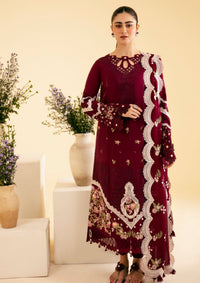 Qalamkar Qlinekari Luxury Lawn'24 SQ-11 ZENAL - Mohsin Saeed Fabrics