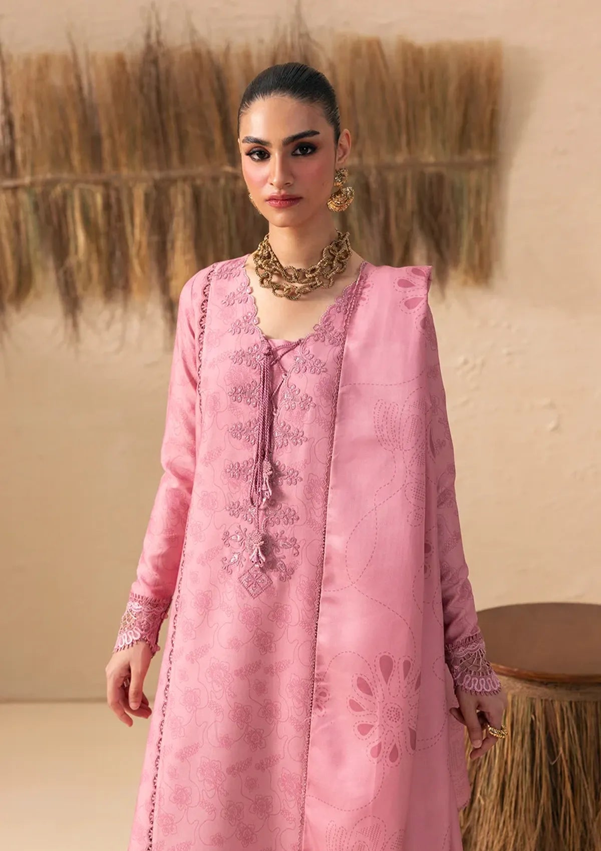 Qalamkar Qprints Linen'26 QPW-07 A Seema