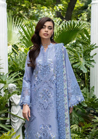 Elaf Luxury Lawn Vol-2'26 ELQ-2B LAVENDER LUXE