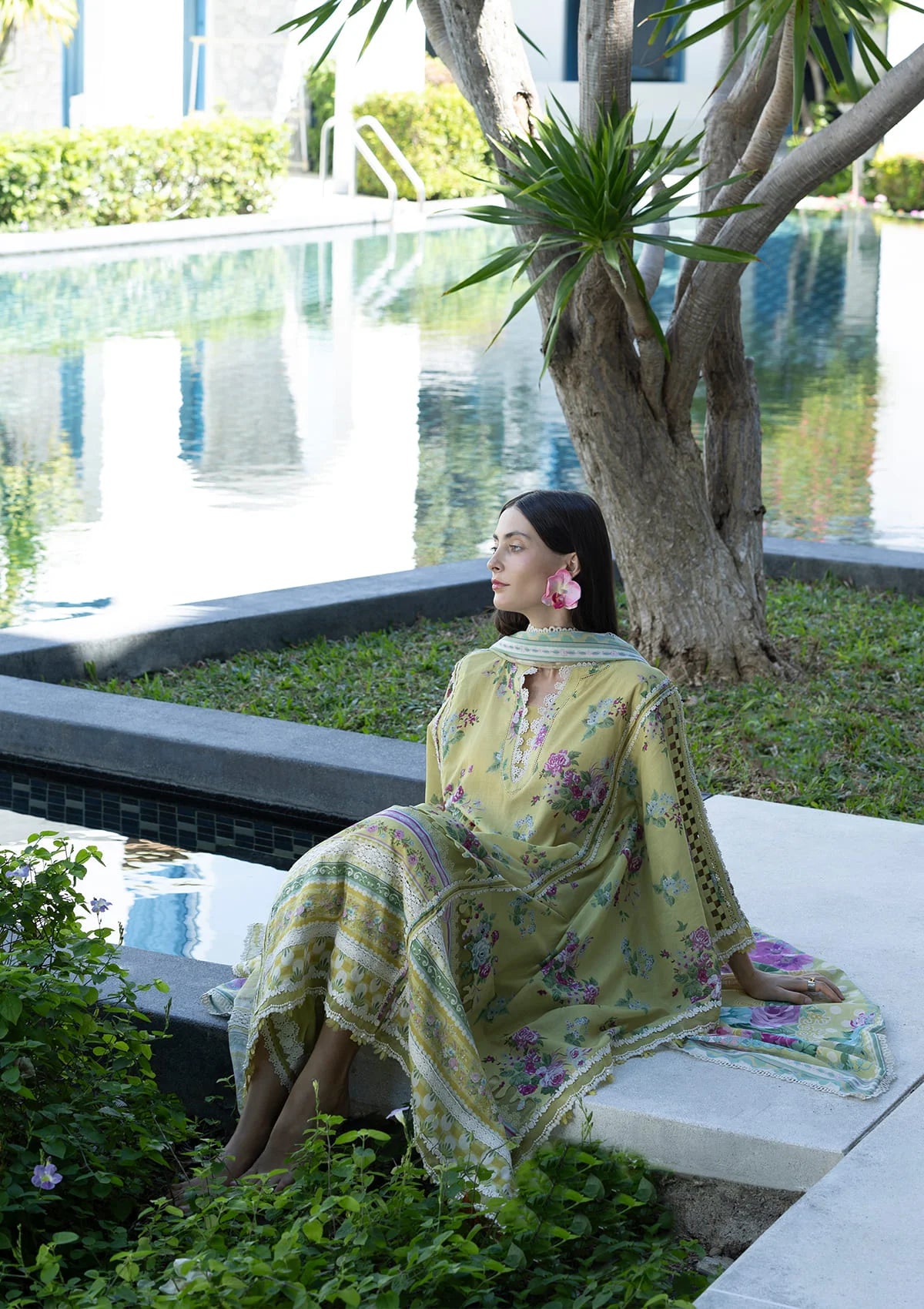 Elaf Santorini Prints Vol-1'26 EPN-4A AVOCADO