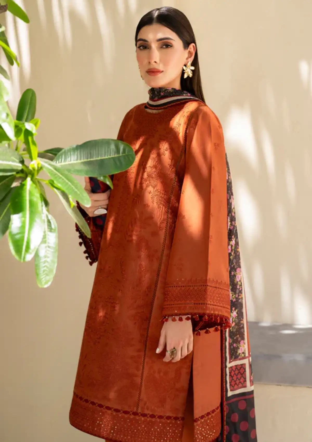 Jazmin Iris Eid Lawn'24 D-05 - Mohsin Saeed Fabrics