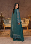 Lavish Zebaish Luxury Chiffon'24 D-04 PINE GREEN