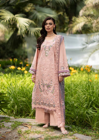 Elaf Luxury Lawn Vol-2'26 ELQ-6A BLUSHING ROSE