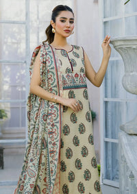 Safwa Blueberry Doria Lawn Vol-01'24 BLB-03 - Mohsin Saeed Fabrics