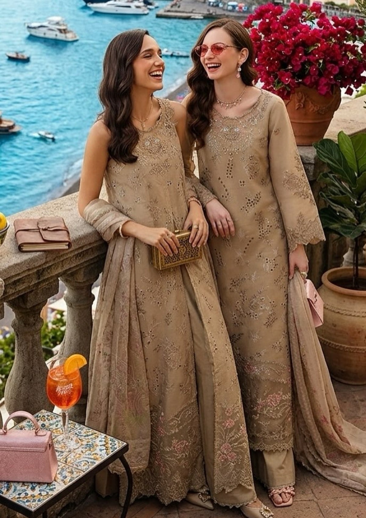 Noor by Saadia Asad Luxury Eid Schiffli Laserkari'26 D-07