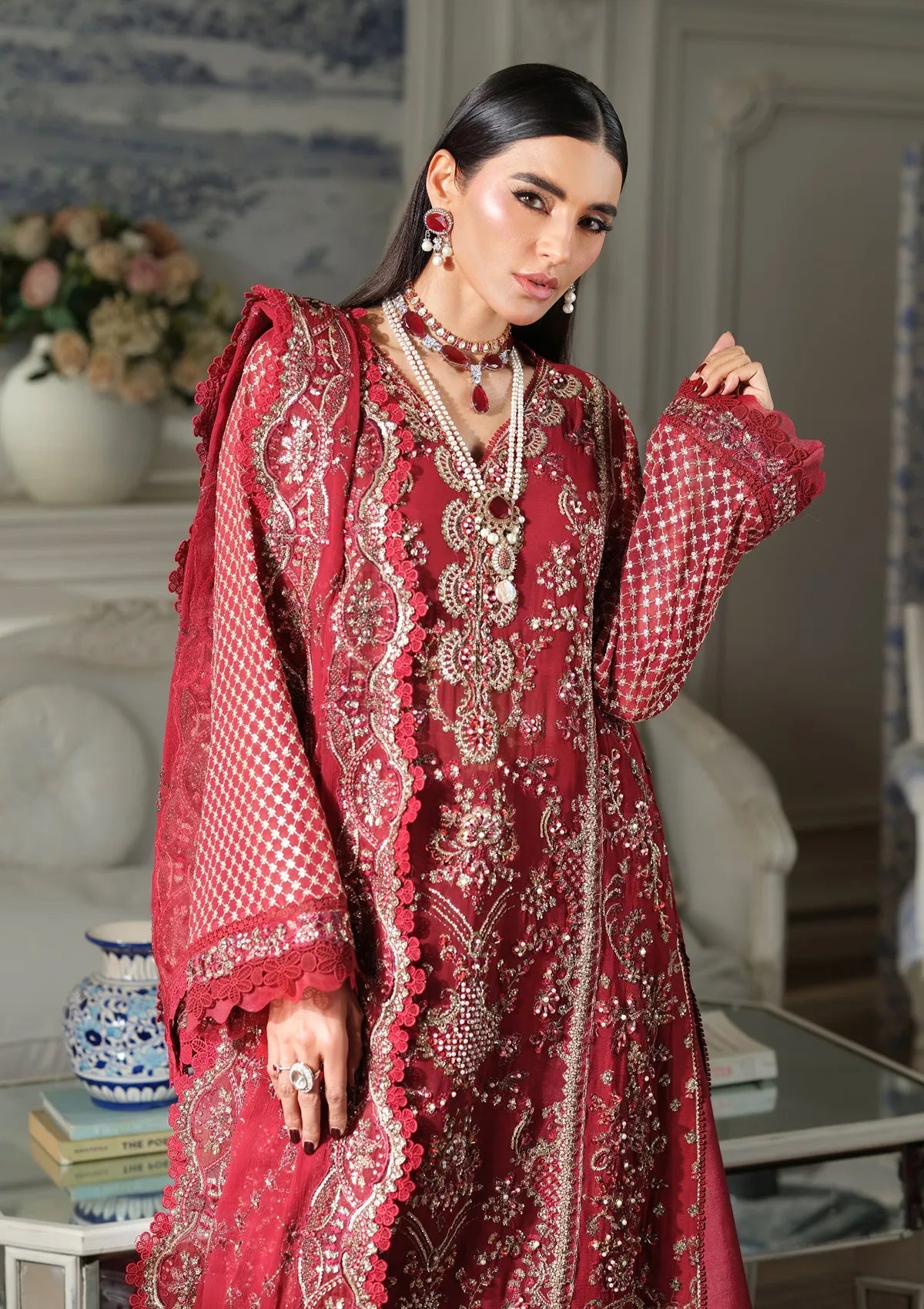 Maryam Hussain Meer Luxury Chiffon'26 D-05 Sahil