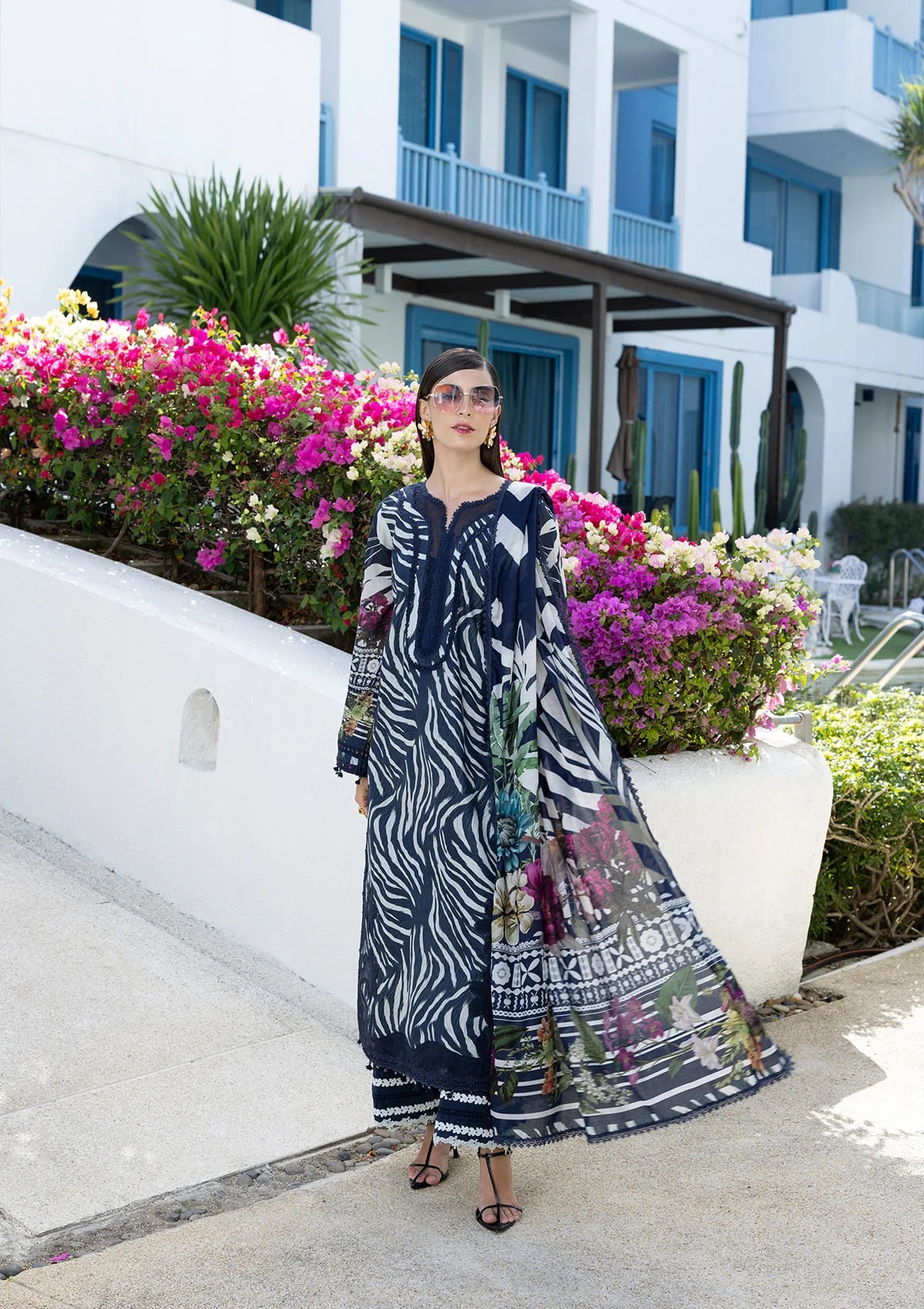 Elaf Santorini Prints Vol-1'26 EPN-3A STARRY NIGHT