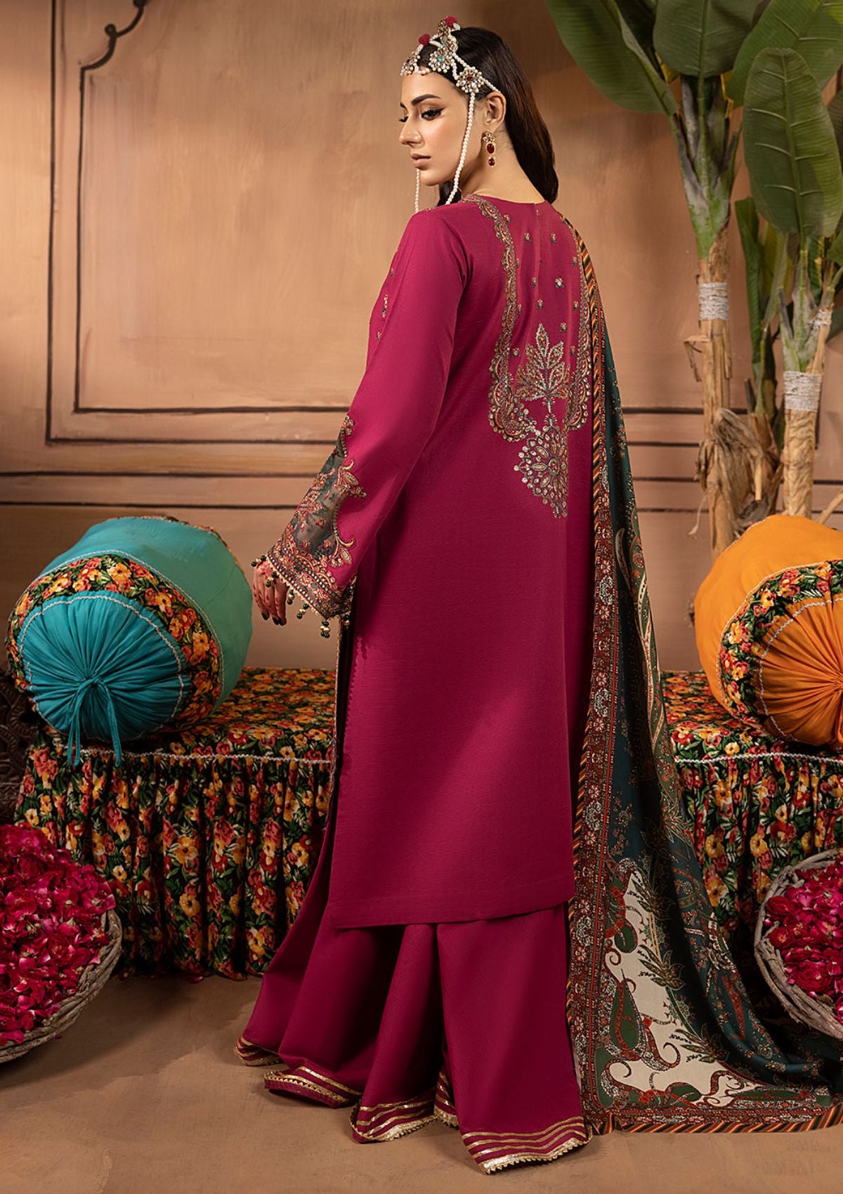Bin Ilyas Laal Luxury Winter'23 1511-A - Mohsin Saeed Fabrics