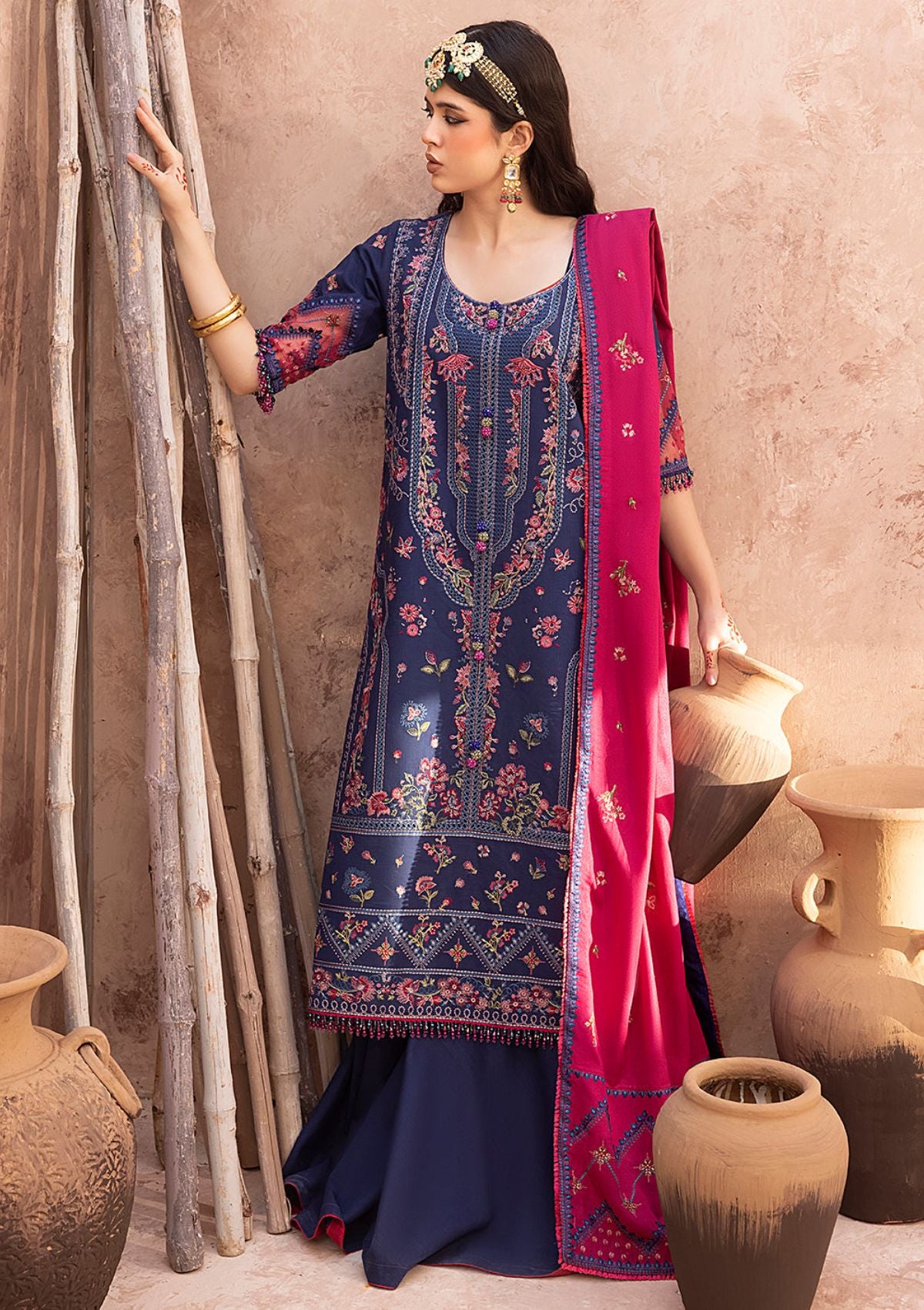 Bin Ilyas Laal Luxury Winter'23 1512-B - Mohsin Saeed Fabrics