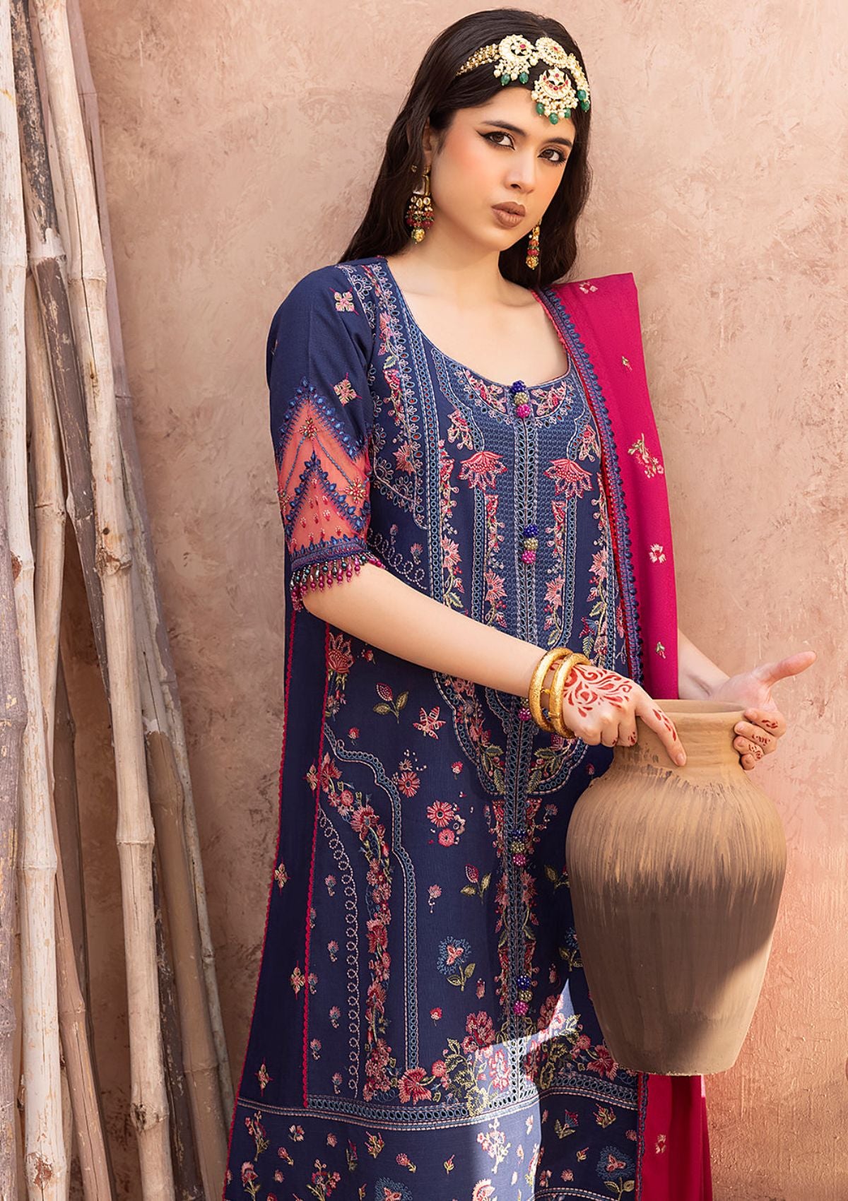 Bin Ilyas Laal Luxury Winter'23 1512-B - Mohsin Saeed Fabrics