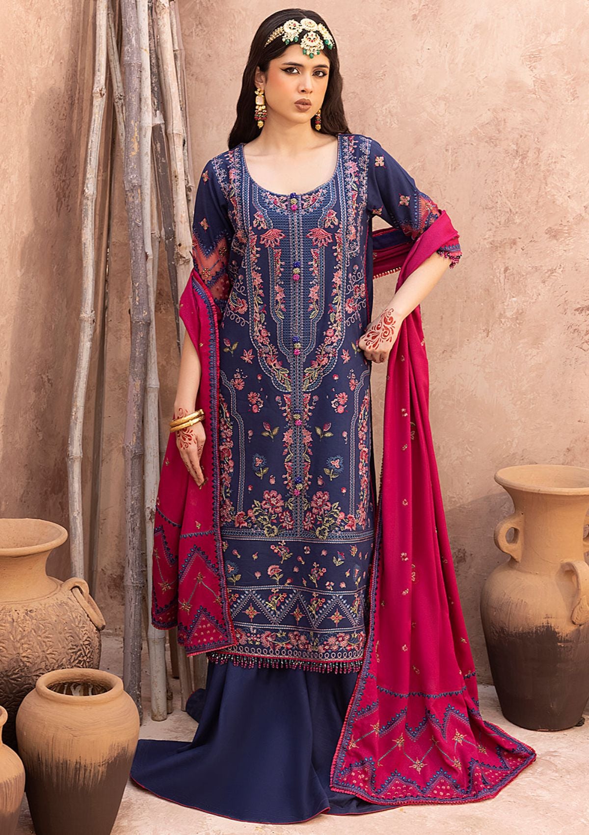 Bin Ilyas Laal Luxury Winter'23 1512-B - Mohsin Saeed Fabrics