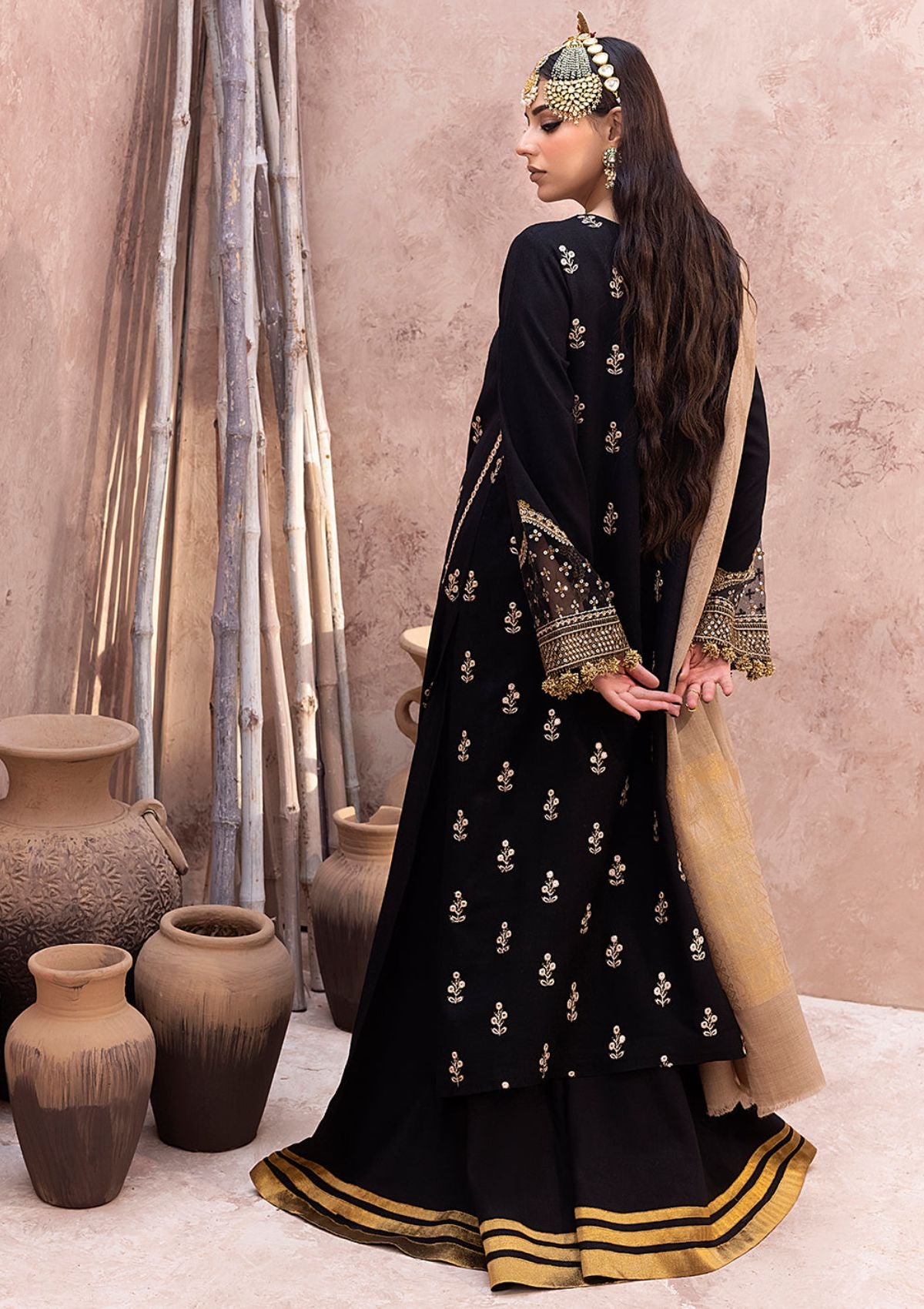 Bin Ilyas Laal Luxury Winter'23 1515-A - Mohsin Saeed Fabrics