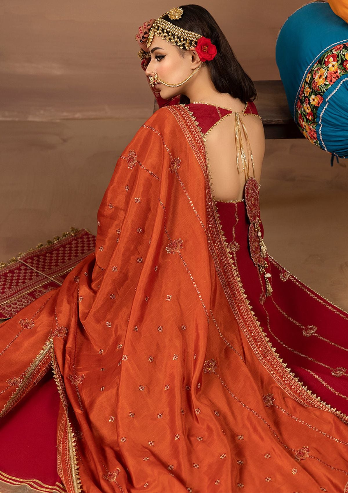 Bin Ilyas Laal Luxury Winter'23 1516-B - Mohsin Saeed Fabrics