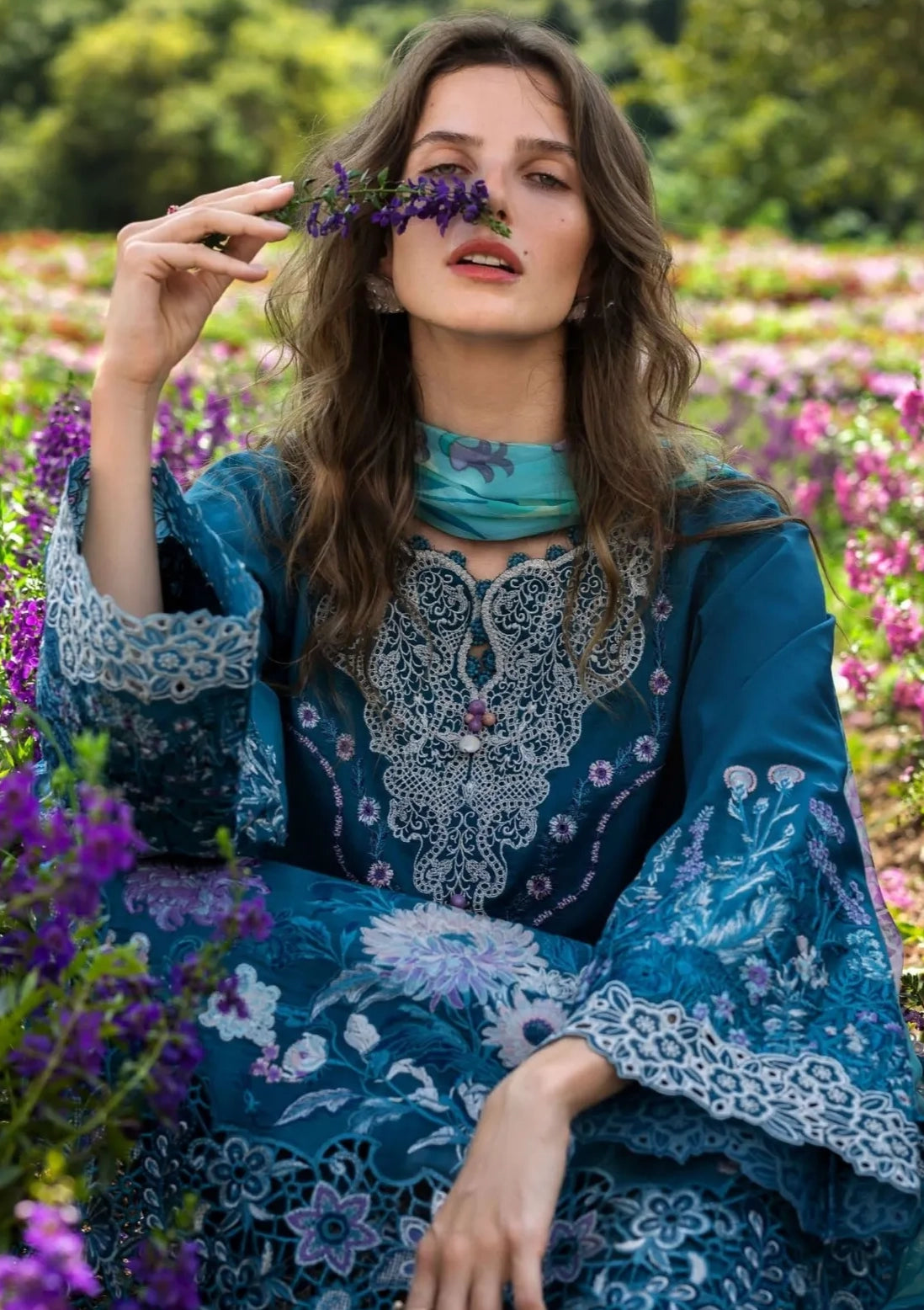 Mushq Secret Garden Hemline'26 D-15B Emerald Fern