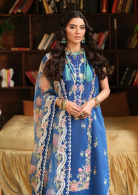 Maryam Hussain Luxury Lawn'26 D-03 Skye