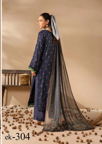 Khoobsurat Emb Slub Linen'25 EK-304