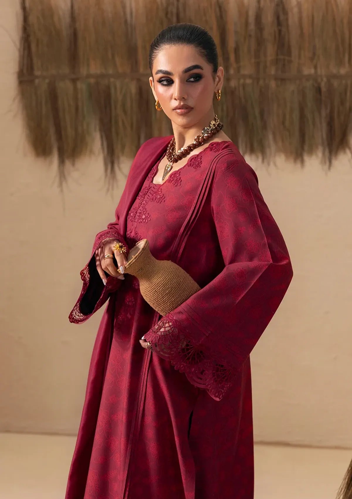 Qalamkar Qprints Linen'26 QPW-07 B Arina