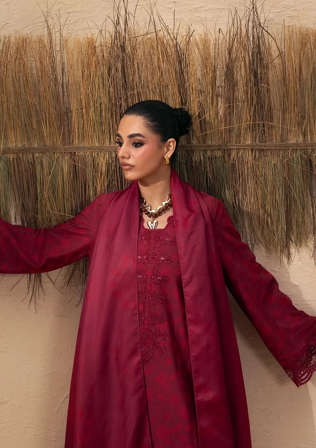 Qalamkar Qprints Linen'26 QPW-07 B Arina