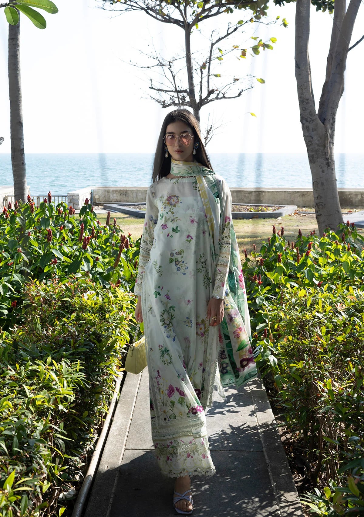 Elaf Santorini Prints Vol-1'26 EPN-7B MOON FLOWER