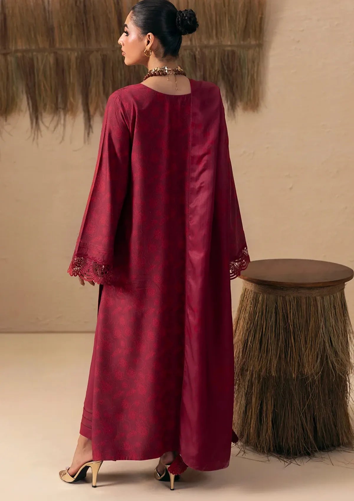 Qalamkar Qprints Linen'26 QPW-07 B Arina